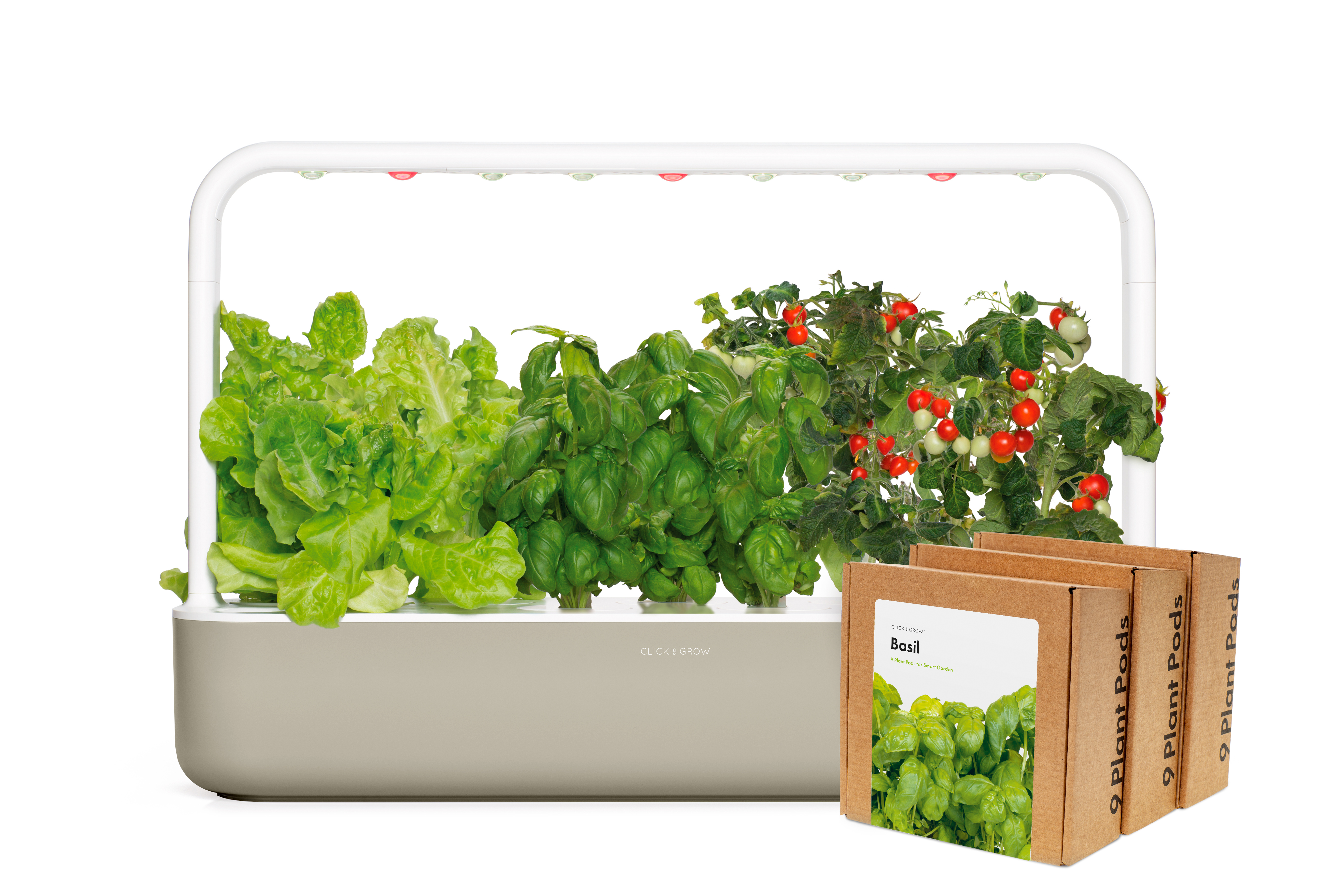 SG9 Beige Starter Kit 3x Basil 9-pack